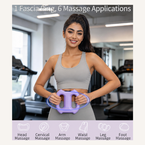 Lymora Vibration Fascia Ring Fitness Massager